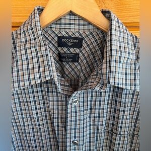 Dockers Mens Long Sleeve Cotton Shirt L